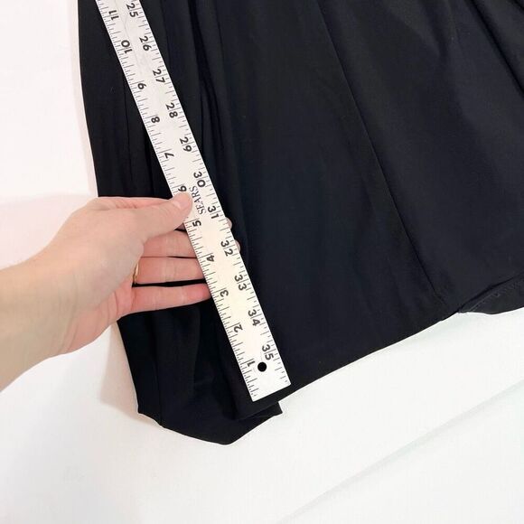 Normal Kamali Dress Womens Medium Cross Front Sleeveless V Neck Black Stretch - Picture 3 of 10